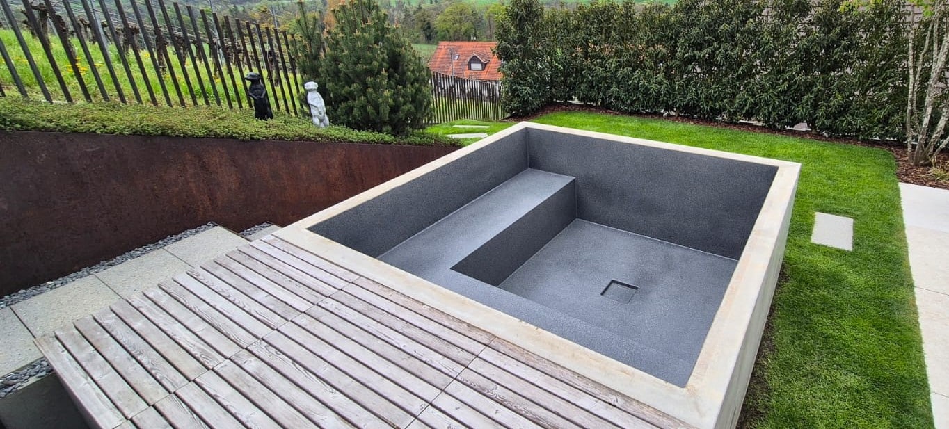EcoFinish Poolbeschichtung Poolbau Schweiz